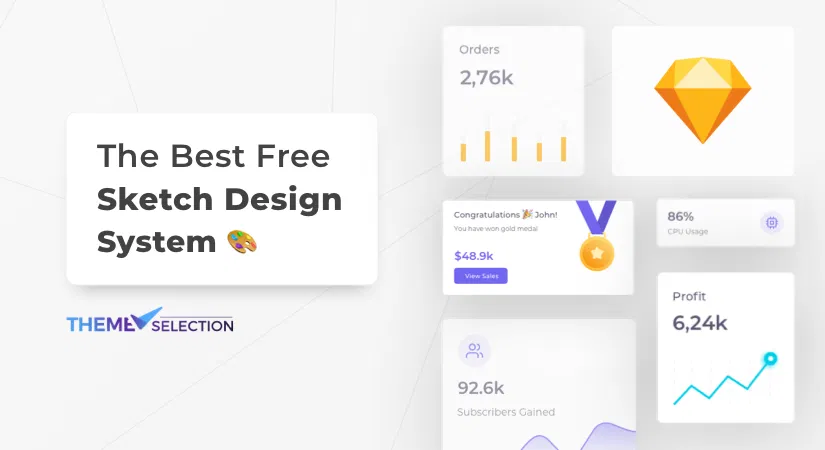 best free sketch design system